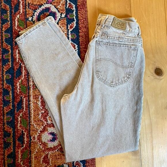 90s Lee Jeans Cream - Picture 1 of 6